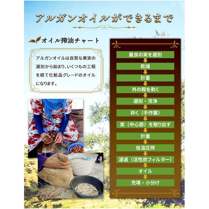 オーガニック アルガンオイル 500mL 遮光プラボトル キャリアオイル  