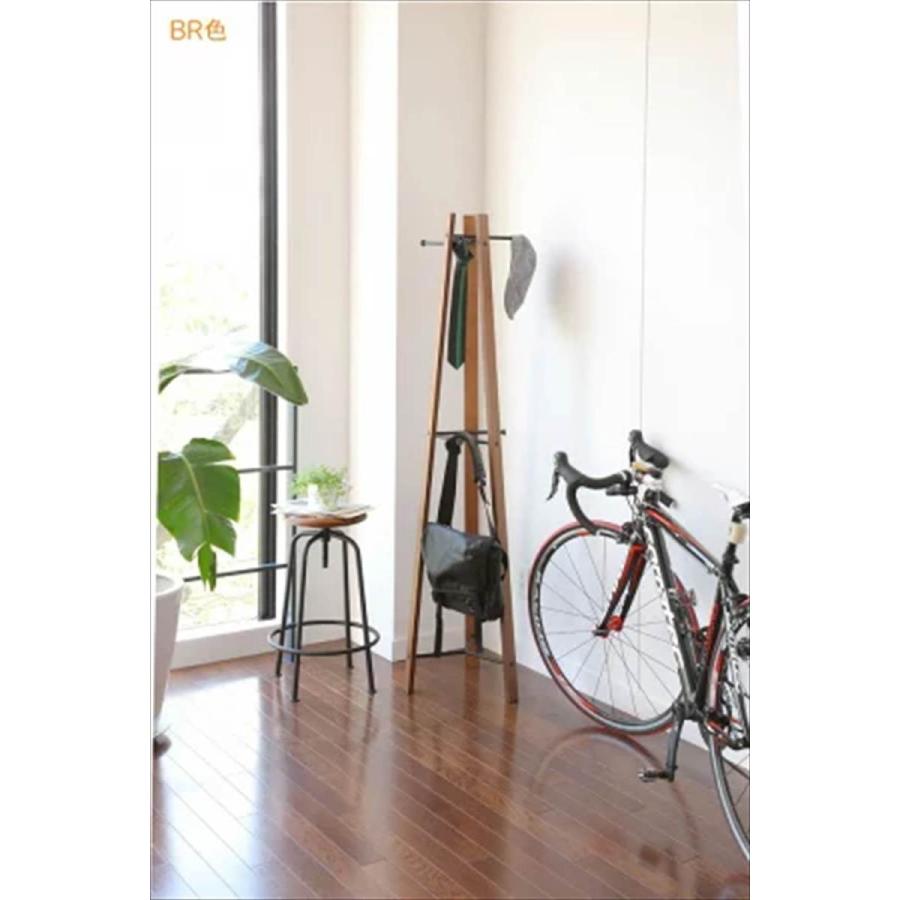 ハンガーラック 木製 幅 42 cm 高さ 165 ポールハンガー コート