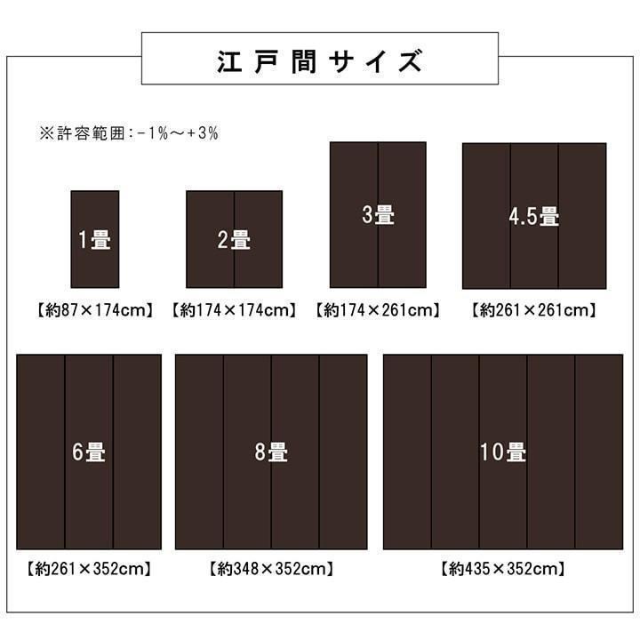 洗えるＰＰカーペット バルカン 江戸間 １０畳 435x352cm｜naturalhousee｜13