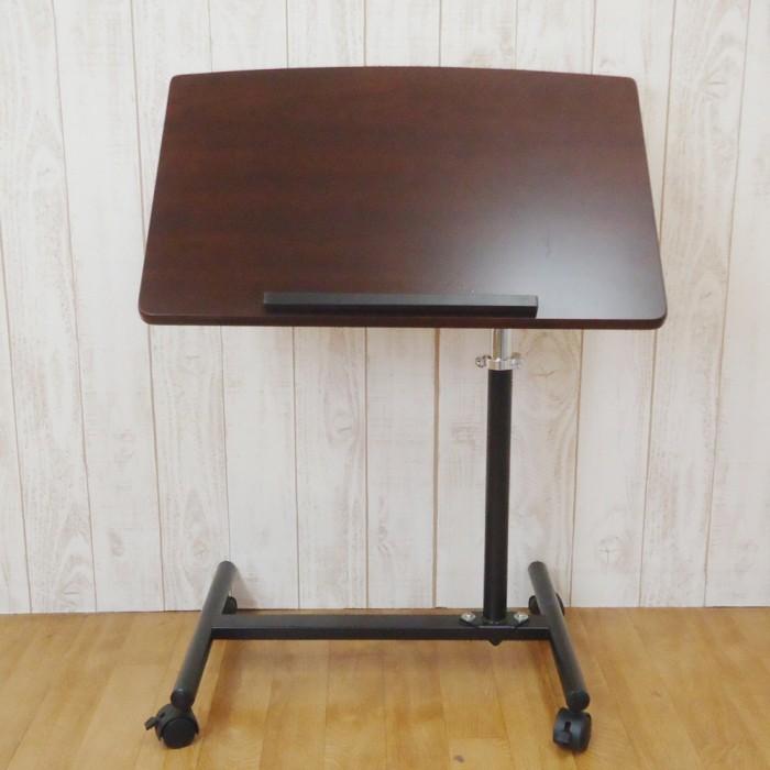 パソコン デスク 昇降 キャスター 付き 伸縮 式 ラック テーブル