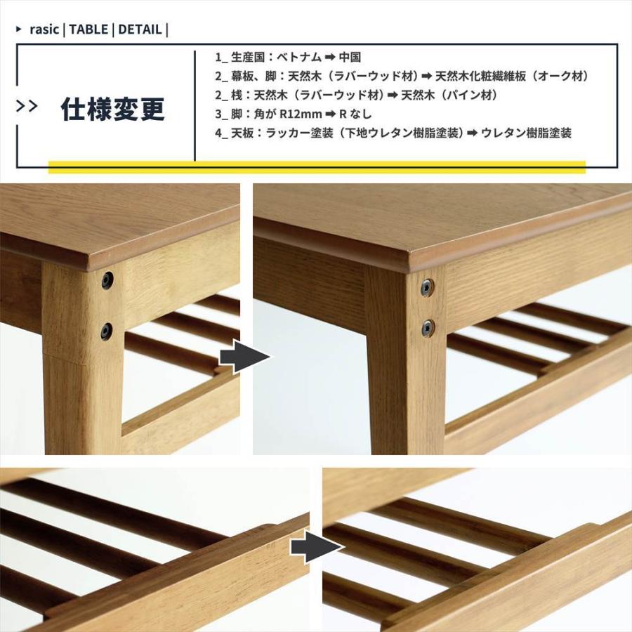 オーク天然木化粧板　ダイニングテーブル 幅75cm 楽天市場】ダイニングテーブル オーク 75 cm 天然木 テーブルのみ 単品