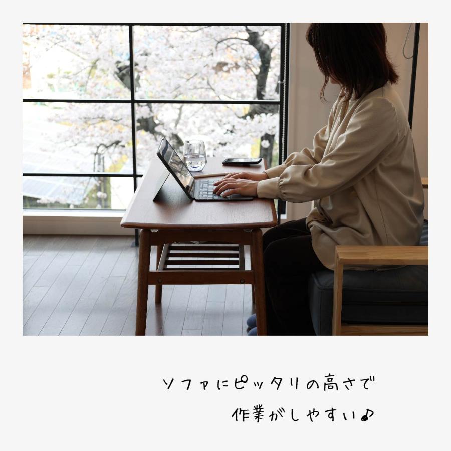 デスク テーブル リビングテーブル パソコンデスク 机 長方形 収納  リビング おしゃれ 一人暮らし 四角 ブラウン 勉強 学習 PC ワンルーム 新生活 T-3648BR_15