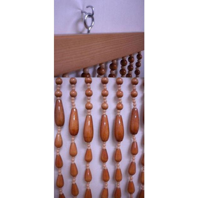 珠のれん のれん 木珠 たまのれん 昭和 レトロ 一品 手作り 国産