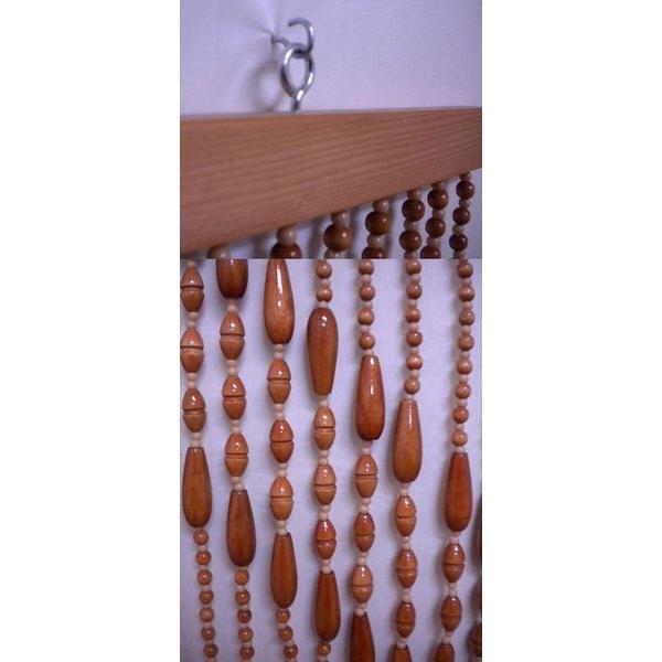 珠のれん MS−121 昭和レトロの一品！ 手作り国産 : ナチュラル