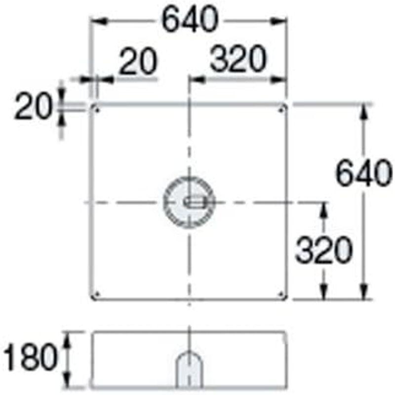 カクダイ　洗濯機用防水パン（床上配管型）426-423