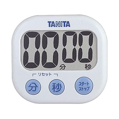 タニタ タイマー 大画面 100分 ホワイト TD-384 WH でか見えタイマー o7r6kf1 Amazon | TANITA デジタルタイマー でか見え ホワイト TD-384-WH