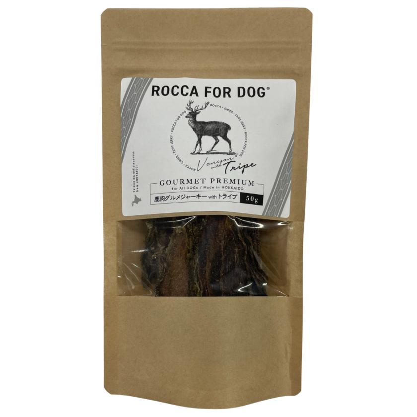 ROCCA FOR DOG 鹿肉グルメジャーキー with トライプ 50g : ナチュラルペットフード Herb - 通販 - Yahoo ...