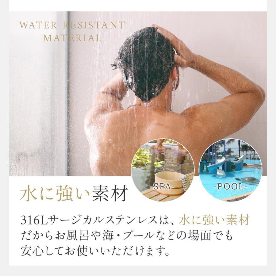 サージカルステンレス ネックレス チェーン | メンズ レディース 医療用ステンレス つけっぱなし ニッケルフリー 金属アレルギー対応 50cm 60cm 45cm 錆びない |  | 06