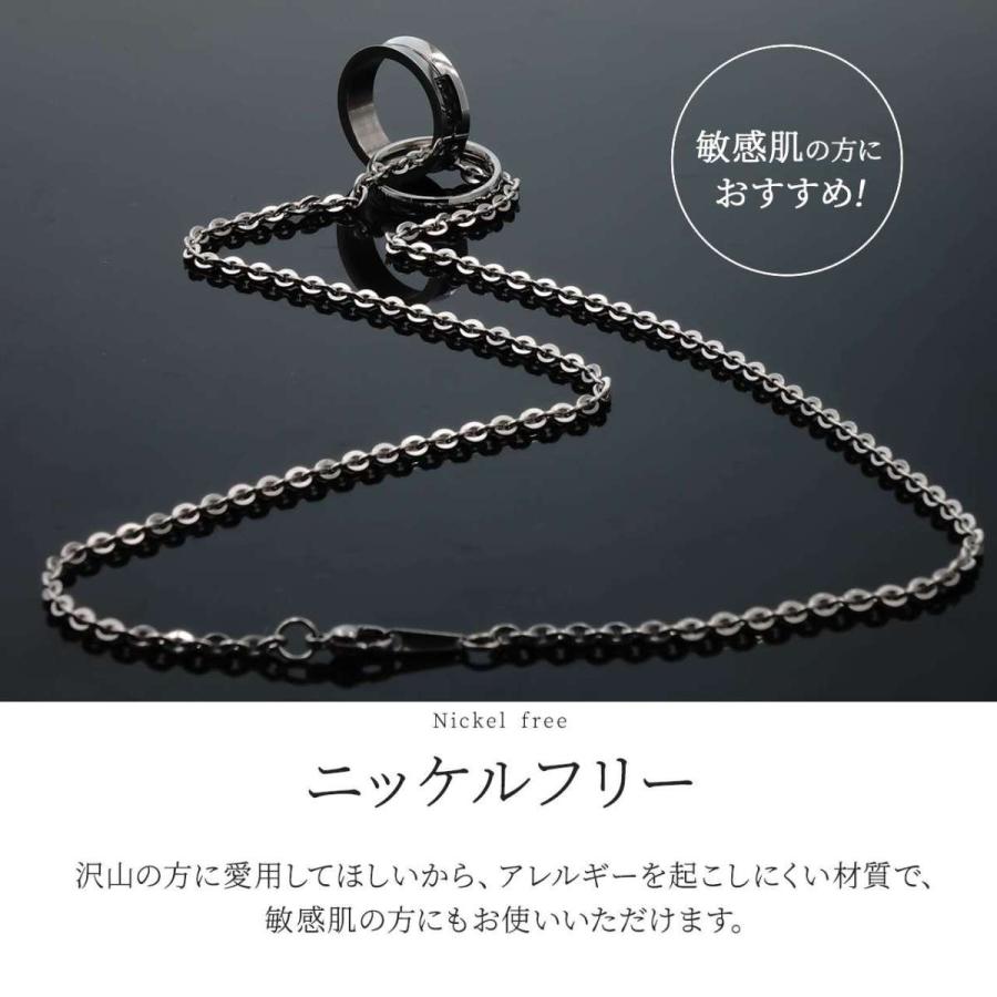 ネックレス メンズ 316l サージカル ステンレス シルバー ダブル リング キュービックジルコニア Npn217 錆びない お風呂 Ok 普段使い アレルギー 対応 送料無料 Npn217 ナチュラルプラス 通販 Yahoo ショッピング