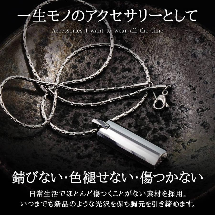 ネックレス メンズ タングステン メンズネックレス シンプル スティック 超硬 重量感 サージカル ステンレス シルバー アレルギー 対応 送料無料 NPN268 |  | 02