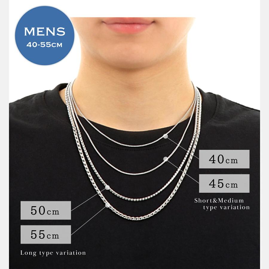 ネックレスチェーン 喜平丸スエッジ 錆びない ネックレス メンズ レディース ステンレス アクセサリー チェーン だけ メンズネックレス 喜平チェーン 錆び ない |  | 07