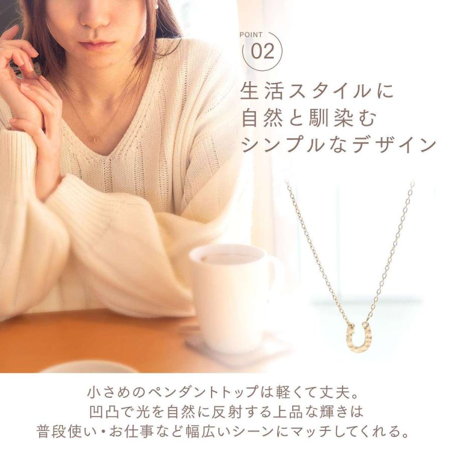 レディース ネックレス サージカルステンレス  ホースシュー 馬蹄  ステンレス  ペンダント おしゃれ かわいい プレゼント ギフト NPNS093 送料無料 |  | 03