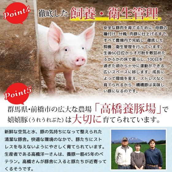 豚肉 モモ肉 スライス薄切り 嬉嬉豚 （100ｇ）(しゃぶしゃぶ すき焼き 鍋 選べるスライス)｜naturalporklink｜04