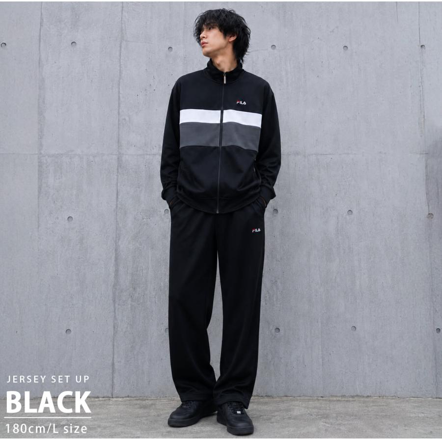 FILA（フィラ） 特価 ジャージ メンズ 上下 セットアップ 運動着 長袖