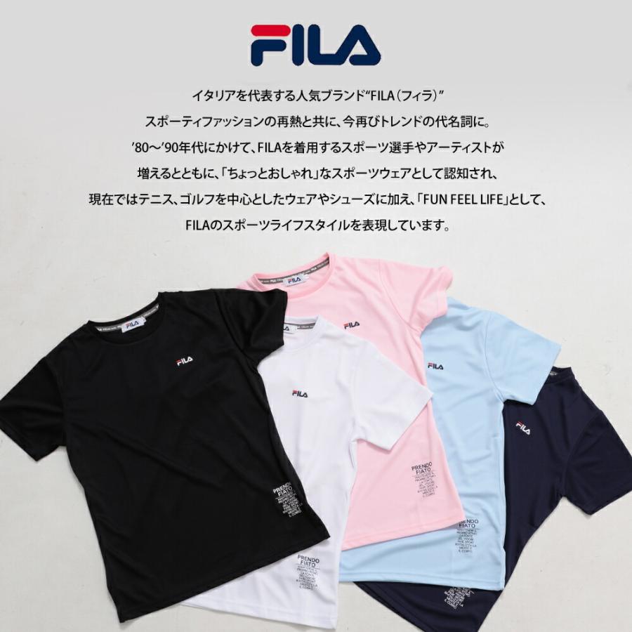 Fila フィラ Tシャツ レディース 半袖 Uvカット 丸首 スポーツウェア ランニング ゴルフ テニス ホームウェア ブランド おしゃれ 可愛い Fl1550 Fl1550 ナチュラルポット 通販 Yahoo ショッピング