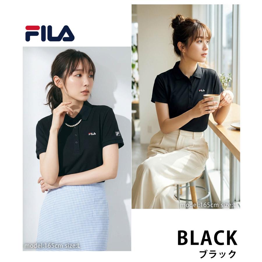 FILA（フィラ） 特価 ポロシャツ 半袖 レディース UVカット ドライ 速