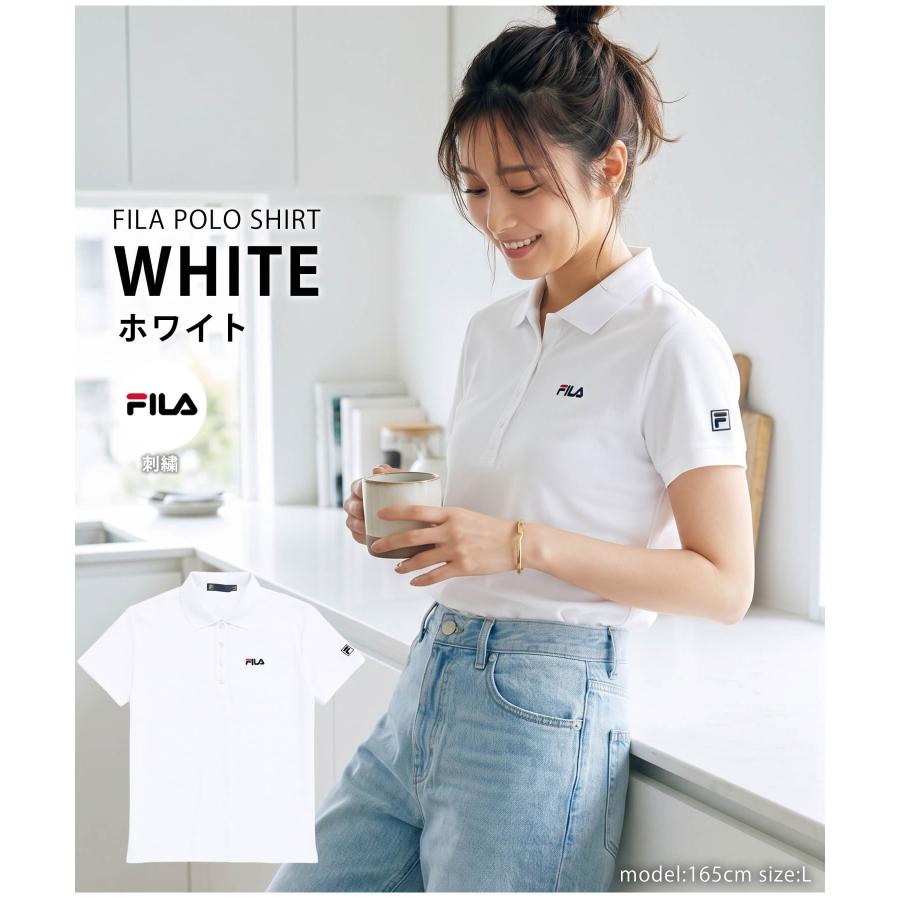 FILA（フィラ） 特価 ポロシャツ 半袖 レディース UVカット ドライ 速