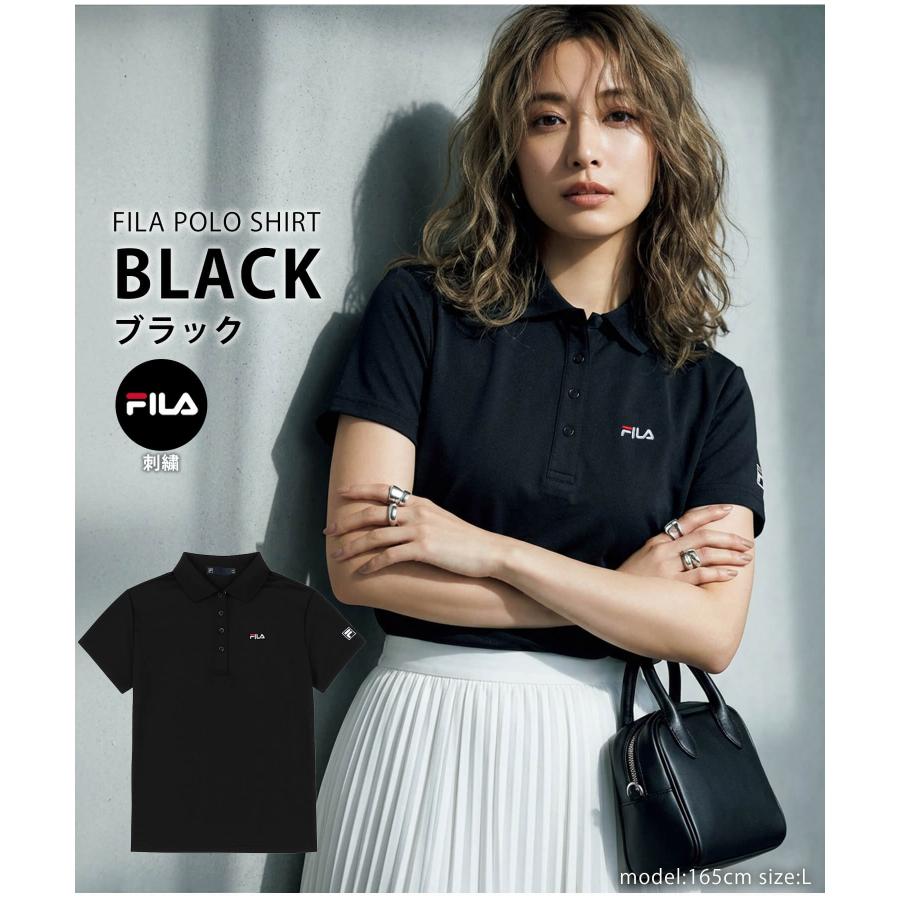 FILA（フィラ） 特価 ポロシャツ 半袖 レディース UVカット ドライ 速
