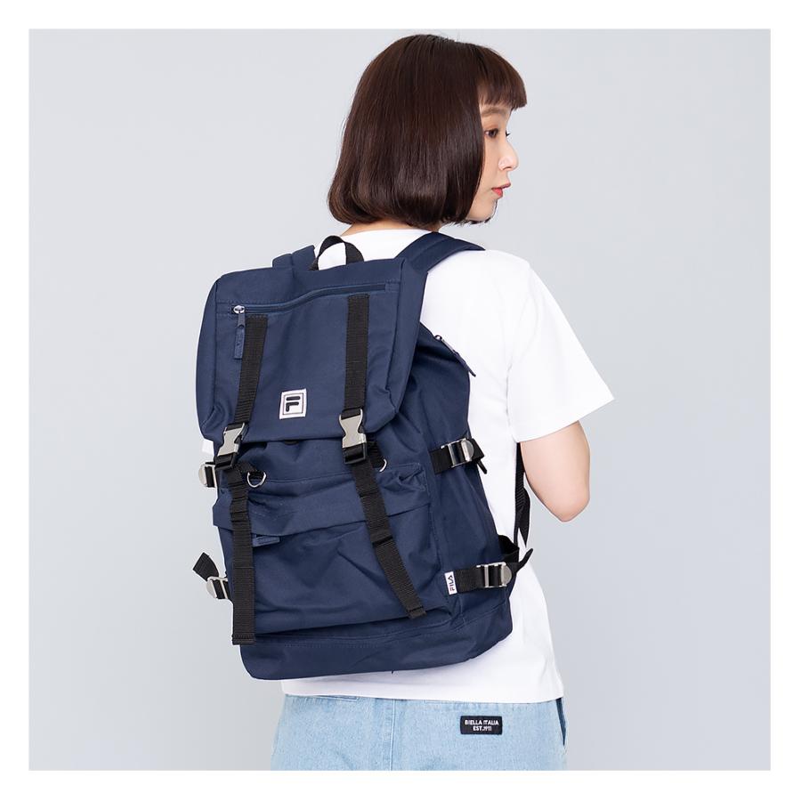 特価セール フィラ Fila リュック レディース メンズ リュックサック 大容量 黒 白 ネイビー トリコロール Fm24 ナチュラルポット 通販 Yahoo ショッピング