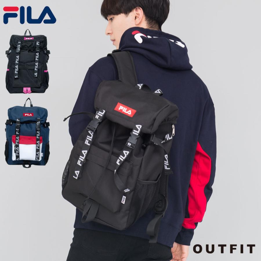 フィラ リュック メンズ レディース Fila 大容量 ブランド 18l 黒 白 Fm2139 Fm2139 ナチュラルポット 通販 Yahoo ショッピング