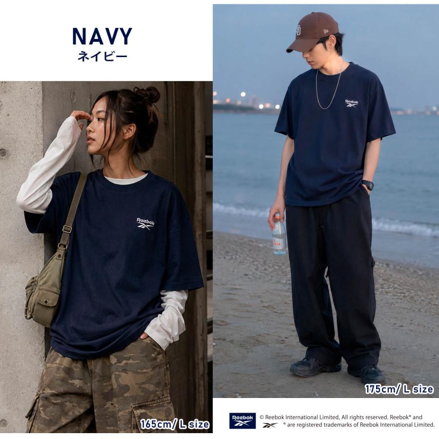 Reebok（リーボック） Tシャツ メンズ レディース 半袖 ワンポイント