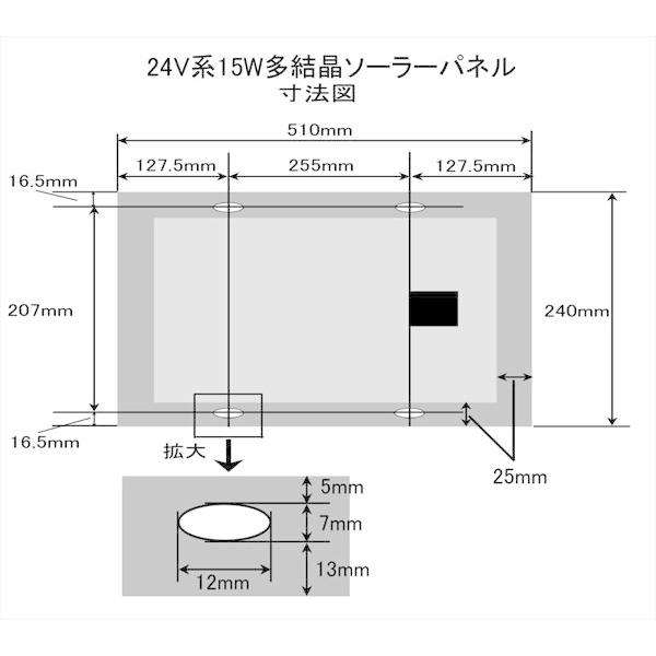 特価ソーラー発電セット 24V y-solar 15W + SABB10［正規品／日本語の 