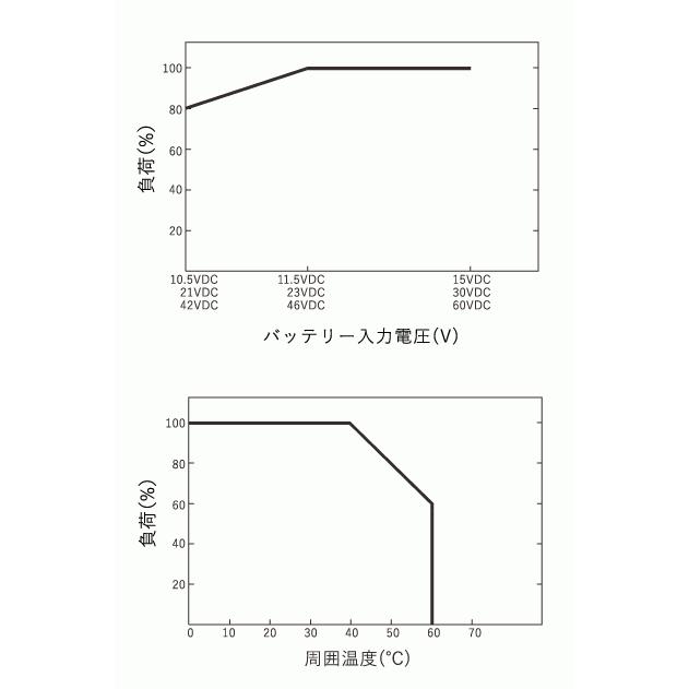 正弦波DC＞ACインバータ 3000W＋UPS対応充電器(商用電源＆太陽電池) TN-3000-124G［正規品／日本語の説明書付き／無料保証２年(電池を除く)］ - 7