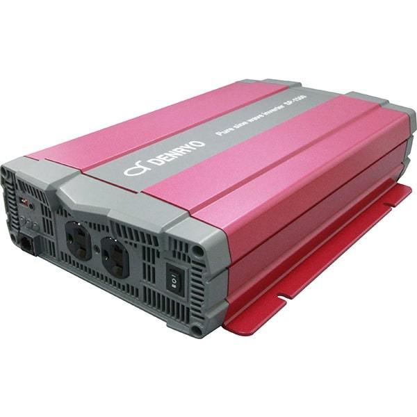 正弦波 1500W DC＞AC インバータ 電菱 SP-1500-124A (DC24V→AC100V コンセント型：NEMA) SP1500 (＊SK1500後継機種)［正規品/日本語説明書/無料保証2年］の画像
