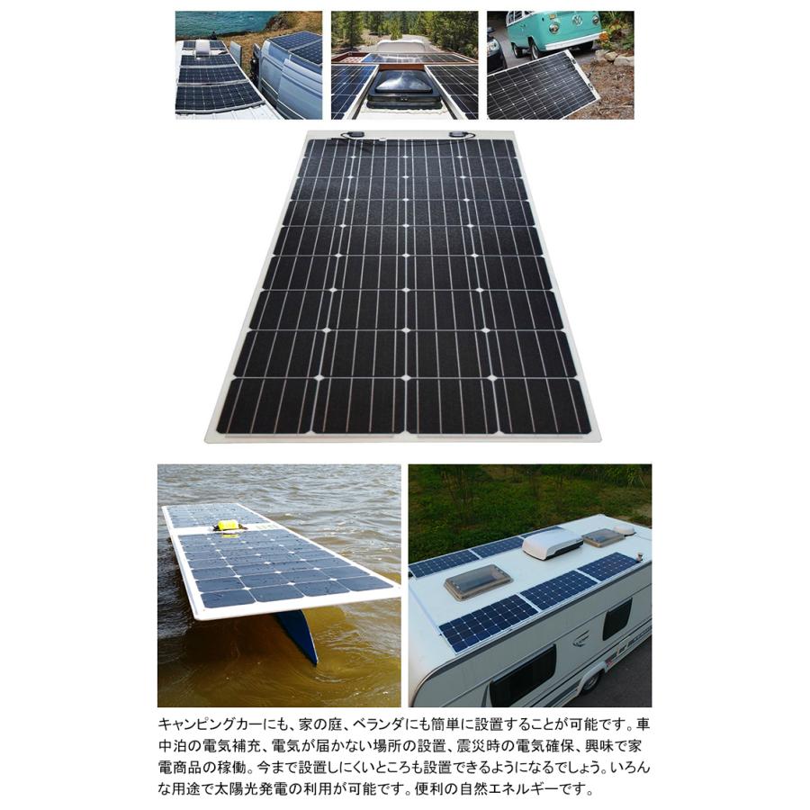 ソーラーパネル/太陽電池　200W - 12V / 【新技術】 R-solar「延長 3m」［正規品／日本語の説明書付き／無料保証２年(電池を除く)］