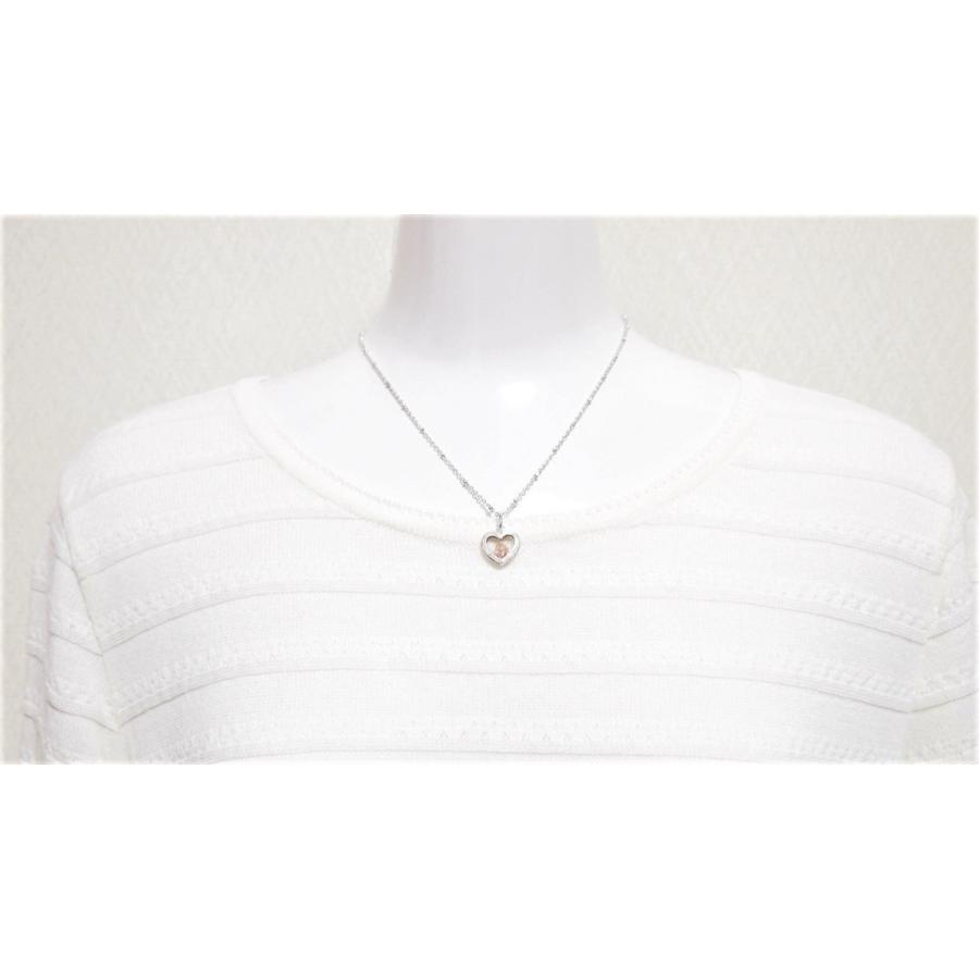 選べるチェーン　サンストーンのオープンハートペンダント・ピアスセット  オレンジ　橙　赤　まる　丸　レッド　イヤリング　 ネックレス　小粒　形 |  | 04