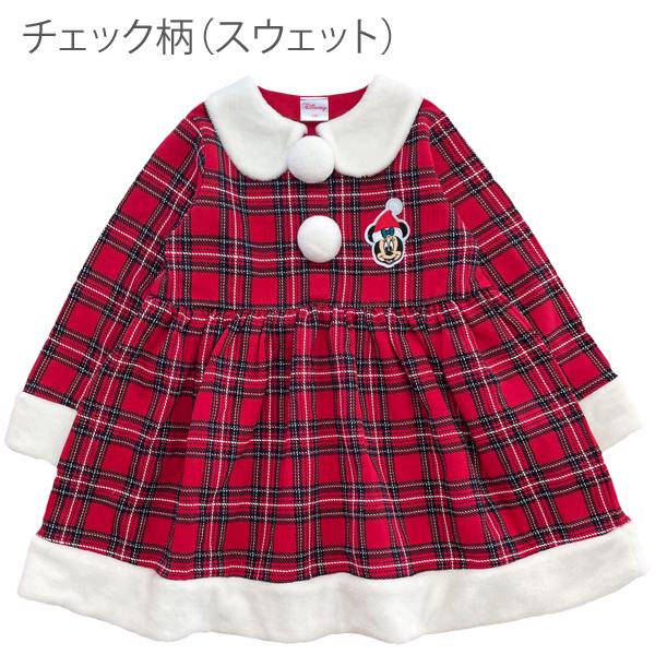 Disney 【Disney】 ミニー ワンピース ディズニー 長袖 子供服