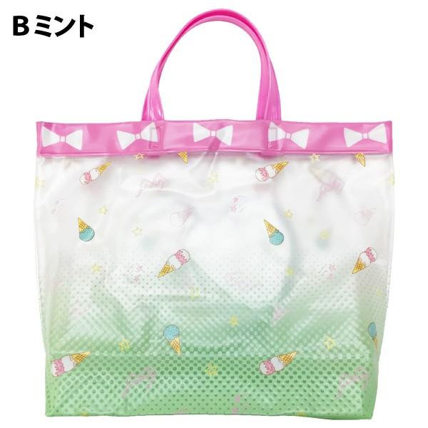 プールバッグ 女の子 小学生 幼稚園 キッズ 水着バッグ サマーバッグ ビーチバッグ 着後レビューで 送料無料 ビニールバッグ