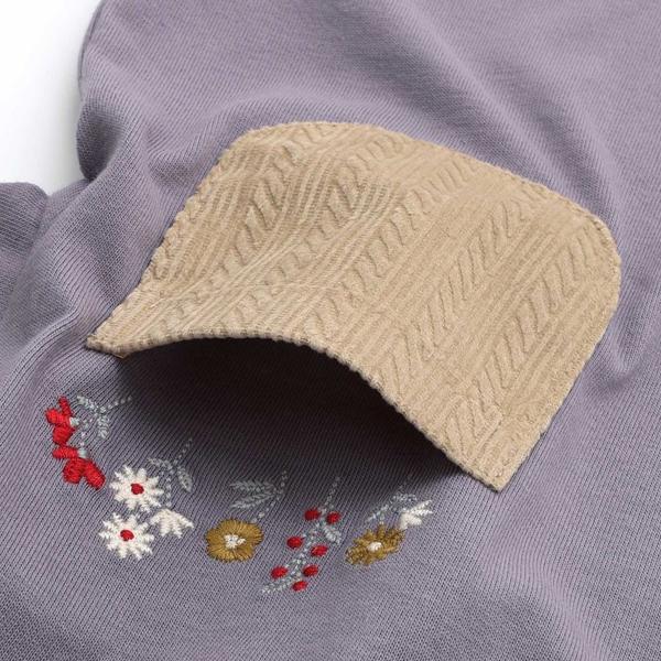 apolina 5-7y 24AW マスタードカラー 刺繍入り キッズ長袖シャツ SS24 – Apolina