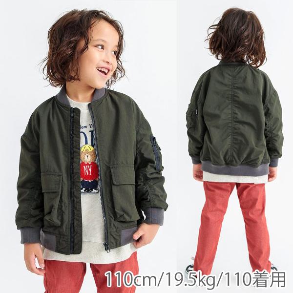 F.O.KIDS MA-1 ブルゾン ジャケット キッズ ノーカラー 子供服 F.O.KIDS MA-1 ブルゾン ジャケット キッズ ノーカラー 子供服