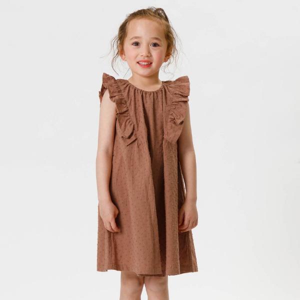 セラフ ワンピース 女の子 ｓｅｒａｐｈ 子供服 キッズ トドラー 100cm 110cm 1cm 130cm 140cm 綿100 コットン ドビーサックワンピース R4026 S こどもじかん 通販 Yahoo ショッピング