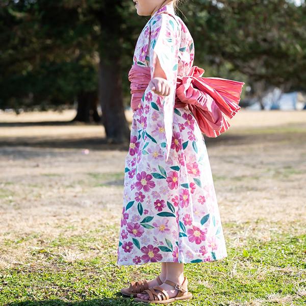 浴衣 女の子 リトルエスティクローゼット セット 帯 キッズ 子供服 花火大会 お祭り 夕涼み会 七夕 海外土産 子供 簡単 浴衣セット 小学生 幼稚園 保育園｜naturalstyle-yh｜06