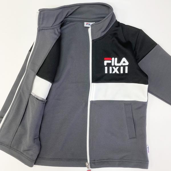 FILA（フィラ） ジャージ 上下 キッズ トレーニングウェア 上下セット