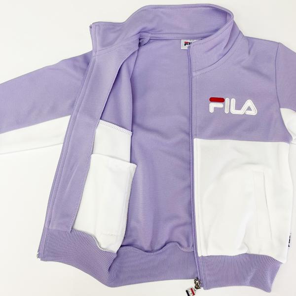 フィラ ジャージ 上下 キッズ FILA トレーニングウェア 上下セット セットアップ 体操服 スクール トドラー 女子 子供用 子供服 G6550｜naturalstyle-yh｜17