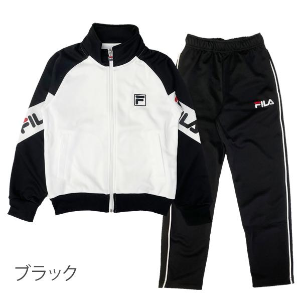 フィラ ジャージ 上下 キッズ FILA トレーニングウェア 上下セット セットアップ 体操服 スクール ジュニア 女子 子供用 子供服 J6500 | FILA | 03