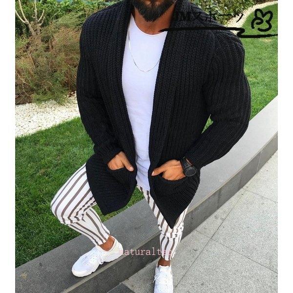 カーディガン メンズ ロング丈 カーディガン 大きいサイズ 長袖 ニットカーディガン 無地 アウター 羽織 コート トップス 大きいサイズ 21秋冬新作 Natfe0 ナチュラルテック 通販 Yahoo ショッピング