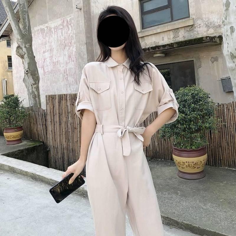 新規購入 夏服 春 女性 ファッション レディース オールインワン コーデ 50代 40代 30代 代 サロペット ジャンプスーツ お待たせ感謝sale 秋 春夏秋 フリル オールインワン カラー ページュ Www Sustentec Com Br