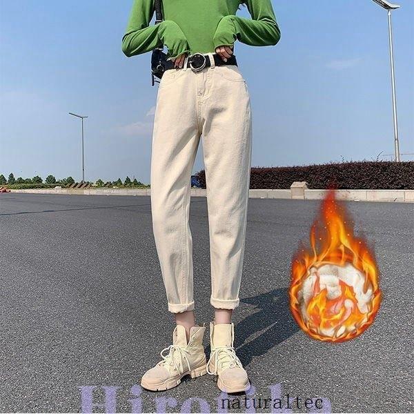 暖パン レディース アンクルパンツ 定番色 ベージュ ジーンズ ズボン ロング丈 暖ズボン 極暖パンツ 裏起毛 冬服 冬ズボン スリムデニム 秋冬 Yybqmie7wa レディースファッション Centralcampo Com Br