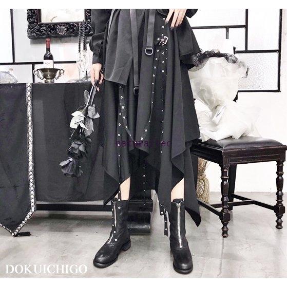 スカート レディース アシンメトリー ロック モード系 ロング フレアスカート 個性的 ストリート 原宿 Nate2d3 ナチュラルテック 通販 Yahoo ショッピング