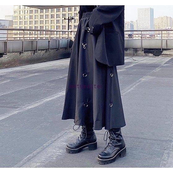 ロング スカート レディース モード系 個性的 原宿系 韓国 パンク ロック Nata54 ナチュラルテック 通販 Yahoo ショッピング