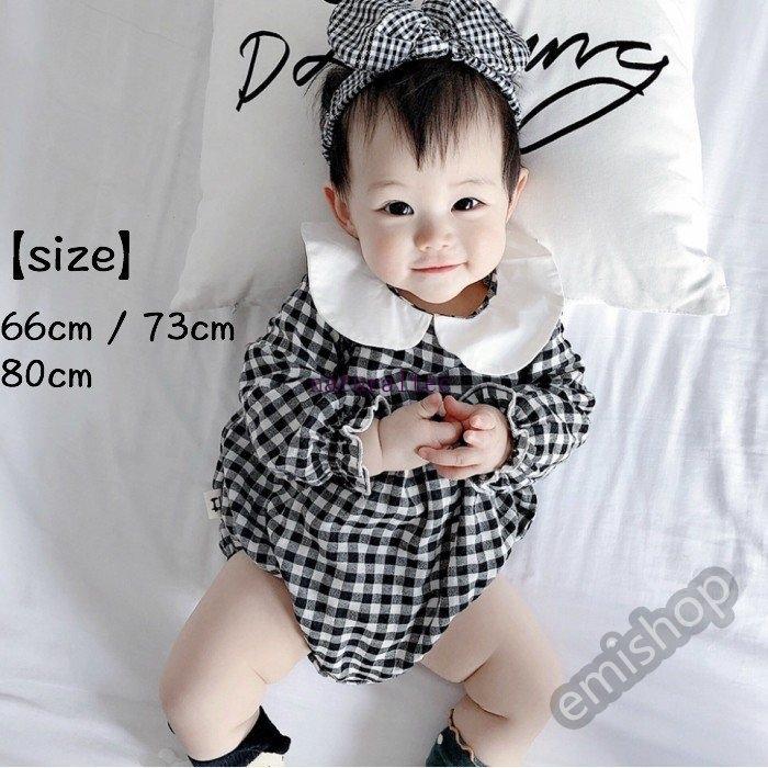 子供服 女の子 ギンガムチェック チェック柄 ロンパース ベビー服 ベビー 赤ちゃん 春服 秋服 冬服 子供 キッズ キッズ服 Natf97f ナチュラルテック 通販 Yahoo ショッピング