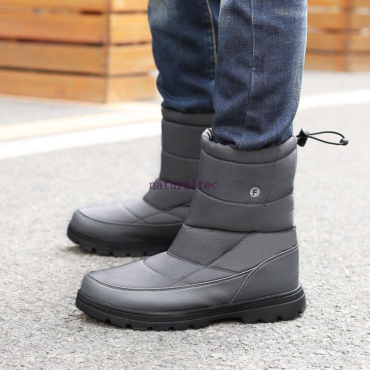 スノーブーツ メンズ 滑らない 防水 防寒 冬 軽量 冬靴 ボア ショートブーツ ブーツ 遊び 防滑 防水 snow boots おしゃれ シューズ  ムートンブーツ 23-28cm :nat35788897316f:ナチュラルテック - 通販 - Yahoo!ショッピング