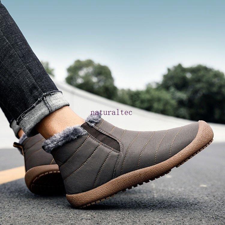 スノーシューズ メンズ アウトドア ショートブーツ スノー靴 レディース 保温 冬用 冬靴 滑り止め 秋冬 裏ボア 裏起毛 防寒 防寒靴 雪靴 楽天1位 レディース