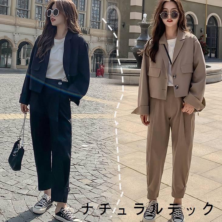 入学式 入園式 ママ パンツスーツ スーツ ビッグシルエット ゆったり 母 おしゃれ 卒業式 卒園式 レディース おすすめ 成人式 オフィスカジュアル フォーマル Natqfe ナチュラルテック 通販 Yahoo ショッピング