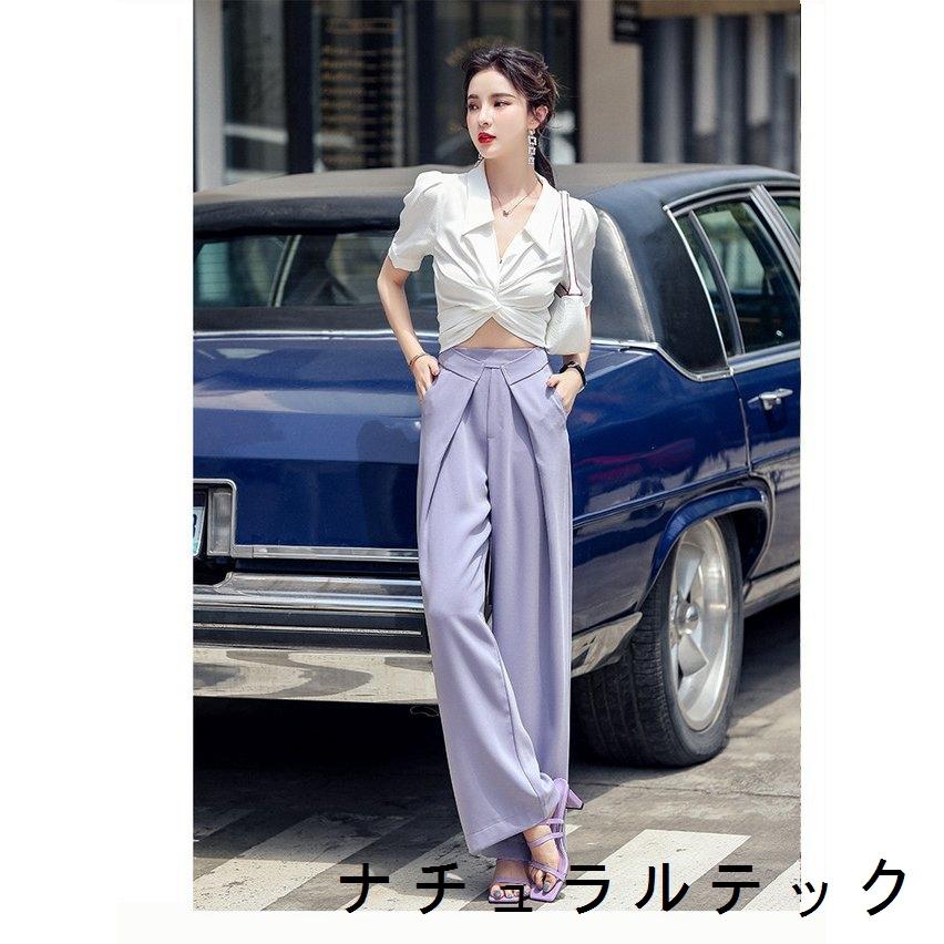 代 30代 40代 50代 ファッション 女性 春 レディース 夏服 秋 ストレートパンツ デザインパンツ ハイウエスト 脚長効果 オフィスコーデ 春夏秋 Natqb5a ナチュラルテック 通販 Yahoo ショッピング