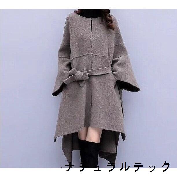 大量入荷 冬 女性 ファッション 50代 40代 30代 代 レディース 通勤服 大人きれい 秋冬 長袖 フィッシュテール アウター ミディアム丈 マントコート 秋 チェスターコート サイズ M Www Naprehab Com